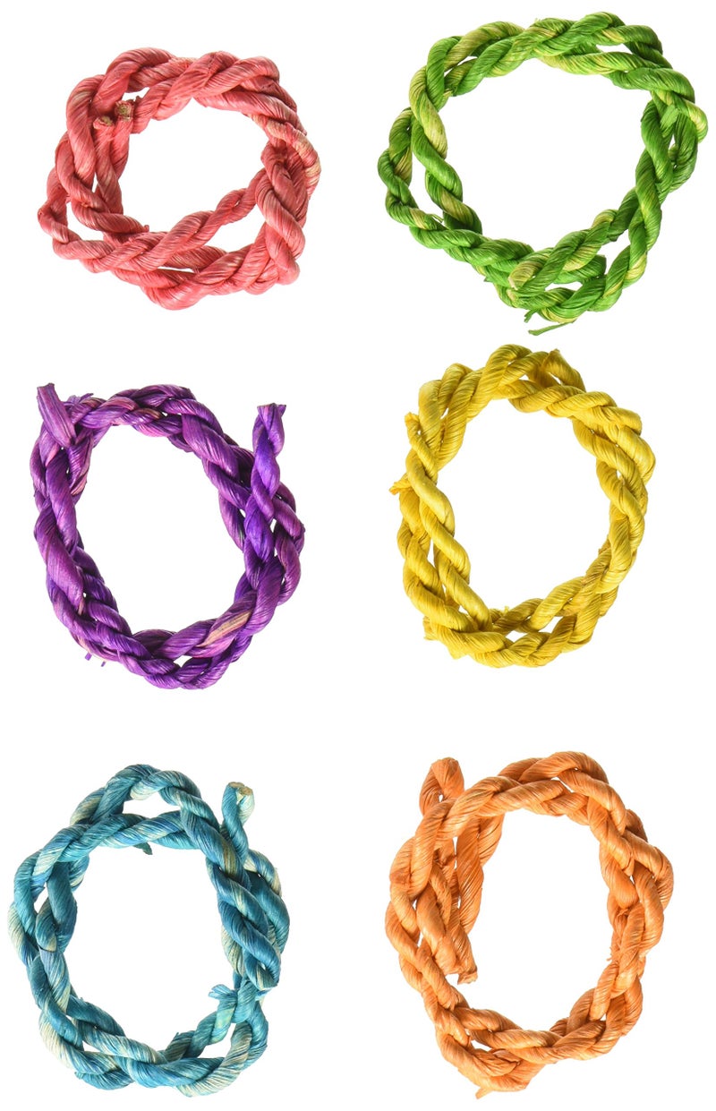 Ware Carnival Crops Chew Rings Small Animal Toys, Pack of 6 Toys, Large